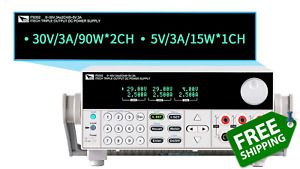 ITECH Triple Output Power Supply 30V/3A/90W, 30V/3A/90W, 5V/3A/15W Programmable
