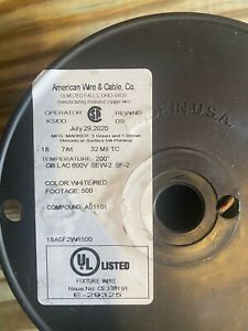 18 AWG Candy High Temp 200C  Wire SRML 500&#039; FT
