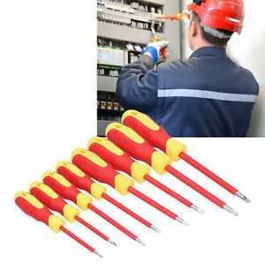 8Pcs Metric Screwdriver Kit PressureResistant Maintenance Tool Hardware Tools