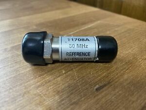 Agilent HP 11708A 50MHz 30db N-type RF coaxial fixed Reference Attenuator