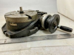 ROTARY TABLE, 5&#034;, From Shop of Retired Toolmaker, Vertical Horizontal NO RESERVE