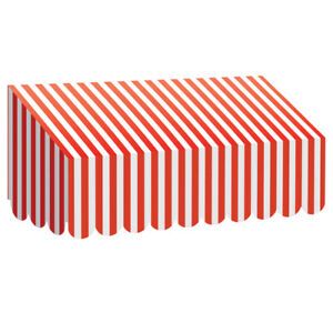 TEACHER CREATED RESOURCES 77165BN (3 EA) RED &amp; WHITE STRIPES AWNING