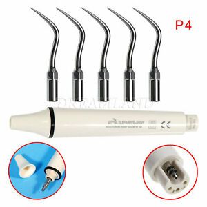 Dental Ultrasonic Scaler detachable Handpiece fit EMS / 5pcs Perio Tips P4
