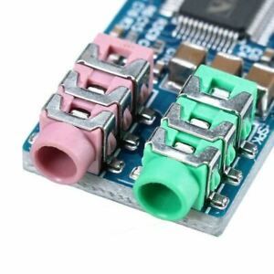 SANWU® Free Drive USB Sound Card Notebook Computer External Sound Card Module US