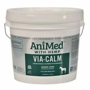 Animed Via-Calm with Hemp for Nervous Agitated Horse Equine 5 Pounds