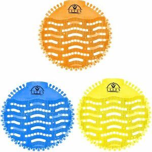 (30 PACK) Urinal Screens Deodorizer (Variety Pack), Urinal Cake, Anti-Splash Up