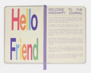 Brand New Mad Happy Journal Notebook Planner Sold Out Mental Health Awareness
