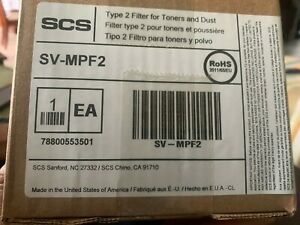SCS Type 2 Filter for Toners and Dust