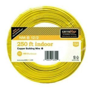 12/2 wire 250ft Cerrowire