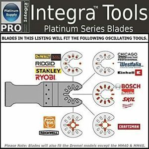 INTEGRA 24-Piece Metal/Wood Oscillating Multitool Quick Release Saw Blades