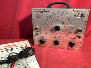 1964 EICO 950 CAPACITOR AND RESISTOR CHECKER for repairing tube radios