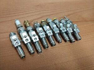 Lot of (9) dental 3/8&#034; quick disconnects male