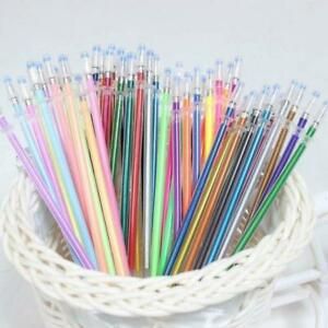 100 Colors/set Flash Graffiti Gel Pen Highlight Refill Color Full Shinning Refil