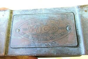 Old WICO  Magneto Single Cylinder Hit Miss Gas Engine