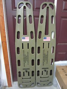 NEW! Qty. 2 North American Rescue Spine Board Backboard Stretcher Litter NAR