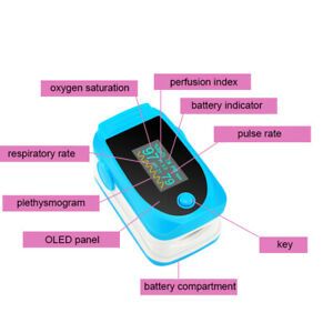 SALE! Oximeter Finger Pulse-SPO2 PR PI Respiration Rate+Audio Alarm&amp;Pulse Sound