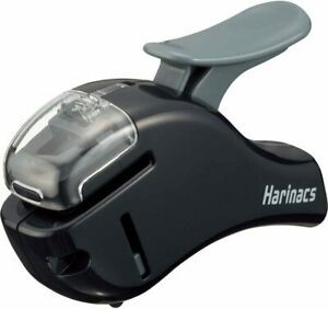 Kokuyo Stapleless Stapler Harinacs Compact Alpha Black SLN-MSH305DB