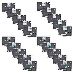 20PK Compatible Brother TZ TZe-FA231 Black on White Fabric Label Tape Cassette