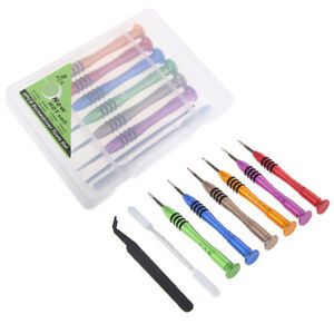 Precision Screwdriver Set 8Pcs  Slotted Micro Hobby Jewelry