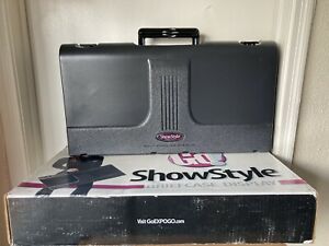 Present ShowStyle Briefcase Display Presentation System in Black 24” X 48”