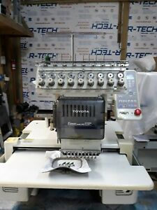 Toyota Expert AD830 commercial embroidery machine w/ EXTRAS