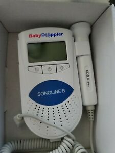 Preowned Sonoline B Fetal Doppler Baby Doppler 3MHz NM/MT Condition