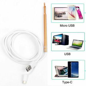 3 in 1 Digital Otoscope Endoscope Camera LED Ear Cleaning Tool Ear Spoon 100W