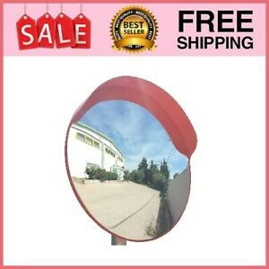 Convex Traffic Mirror 18&#034; for Driveway, Garage and Warehouse Safety or Store and