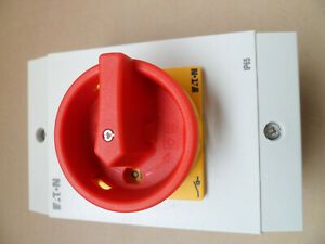 Moeller Eaton P1-25/I2H/SVB Hauptschalter Aufbau 25A 3polig Trennschalter 226900