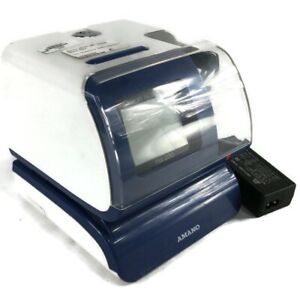 Amano PIX200 PIX-200 Time Recorder Digital Punch Clock w/ Adapter *No Key