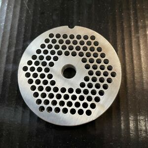 Weston 22 4.5mm 3/16 meat grinder plate SS Stainless Metal