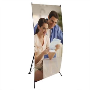 WinSpin Wholesale 24&#034;x63&#034; X Type Banner Stand Foldable Tripod Signage Holder