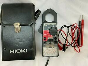 Vintage Hioki 3100 Clamp On Analog Multimeter w/Case