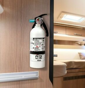 4 pack Fire Extinguisher 5-B:C 3-lb Car Boat Home Office Safety Disposable White
