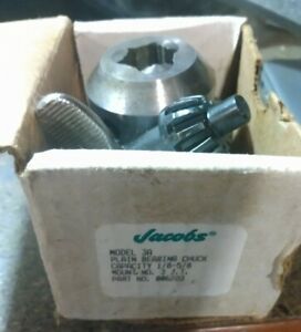 Jacobs PB Heavy Duty 3A 3JT 1/8-5/8 Capacity Part # 4942 BRAND NEW