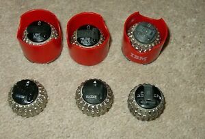 IBM SELECTRIC TYPEWRITER I II FONT BALL LOT OF 6 W/ 10 12 PITCH ADVOCATE GOTHIC