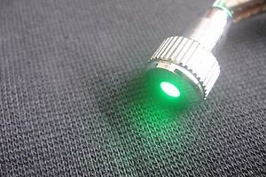 Green Led Indicator Speaker AMPS Power Pilot Dash Light Bulb 8mm Mount 6v-9v