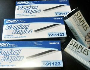 17,000 Count Total Standard Staples Beveled Tips for all standard staplers