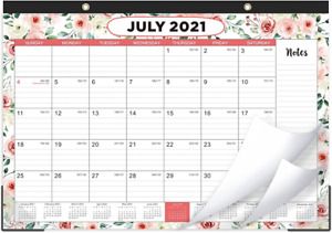 2021-2022 Desk Calendar - 18 Monthly Desk/Wall Medium, Multicolored