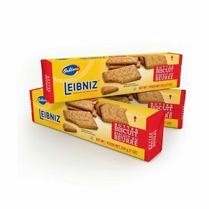 Bahlsen Leibniz Butter Biscuit Cookies Crunchy Delicious Desserts 7 Oz 3 Boxes
