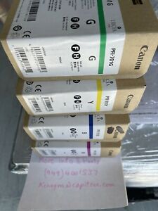 Original Ink Canon IPF8000 IPF-9000 S / PFI-701B/701G/701Y/701M 4 Colors /2018