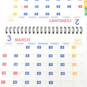 Japanese Seller -2021-2023 3-YEARS Calendar Desk Top, Tracking