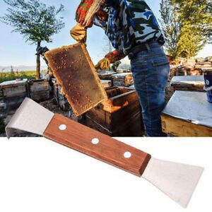 Stainless Steel Bee Hive Uncapping Scraper Honey Scraper Shovel Beekeeping Tool&lt;