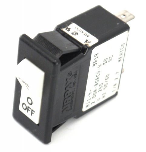 Airpax R11-4-2.00A-B06CV-V Snapak Magnetic Circuit Breaker Interrupter 250VAC