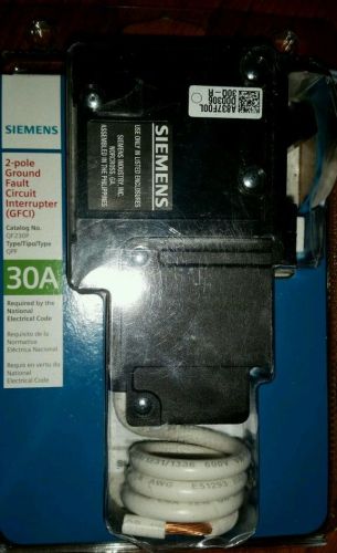 New siemens ite qf230 gfi circuit breaker 2 pole 30 amp 240 v  ground fault for sale