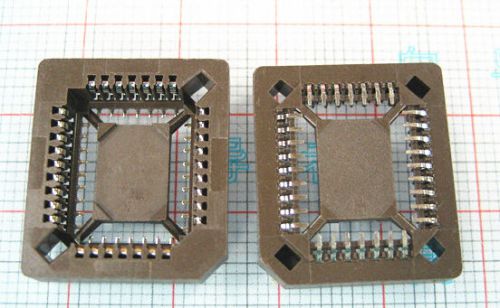 2pcs PLCC32 32 Pin SMD Socket Adapter PLCC Converter