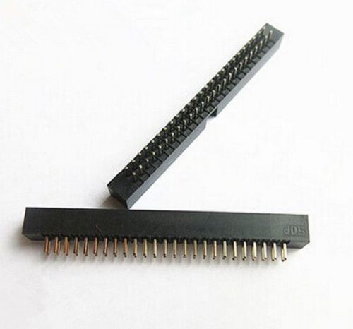 10 pcs 2.0mm 2*25 Pin 50 Pin Straight Male Shrouded PCB IDC Socket Box header