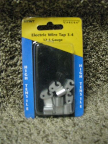 Zareba HTWT Electric Wire Tap 3-4 12.5 guage, pkg of 10-brand new in package!