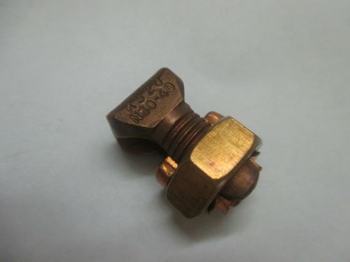 (10) burndy copper split bolt connector rs-20 8 to 4 awg for sale