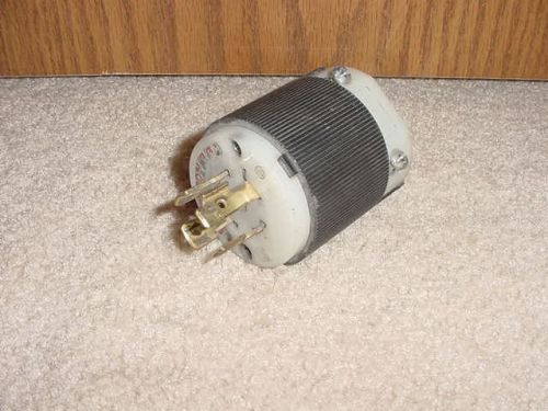 Hubbell twist lock 20 a 480 v 30 plug 4 prongs for sale